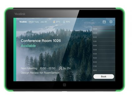 Yealink RoomPanel zařízení pro plánování rozvrhu místnosti, 8'' dotyk.obr.