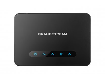 Grandstream HT812 (ATA), 2x FXS, 2 SIP účty, 1x Gbit LAN, NAT router, 3-cestná konf., auto-provisi.
