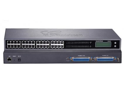 Grandstream GXW4232, VoIP, SIP, 32x FXS, 1x Gbit LAN, grafický displej, 2x RJ21, rack