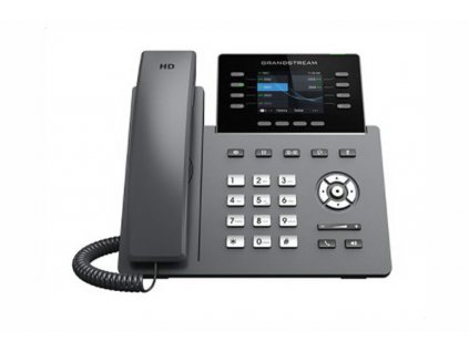 Grandstream GRP2624 SIP telefon, 2.8'' TFT bar. displej, 4 SIP účty, 4 pr. tl., 2x10/100Mb, WiFi, BT
