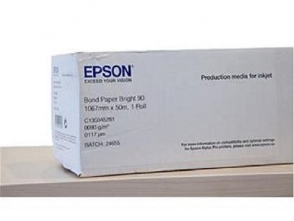 EPSON Bond Paper Bright 90, 1067mm x 50m