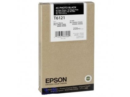 Epson T612 220ml 4C Photo Black