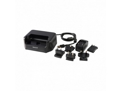 Honeywell EDA70 HomeBase Kit includes Dock, Power Supply and Power Plugs for ROW