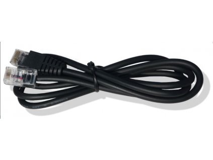 Kabel RJ45 9-12V pro pokladní zásuvku a pokladnu Euro 50/EFox, 1,1 m, černý