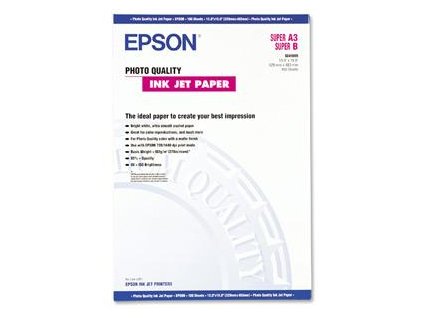 EPSON A3+,Photo Quality Inkjet Paper (100listů)