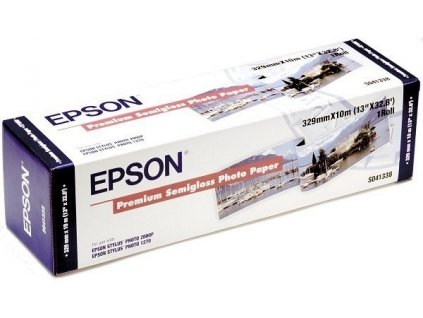 EPSON Premium Semigl. Photo Paper, role 329mmx10m