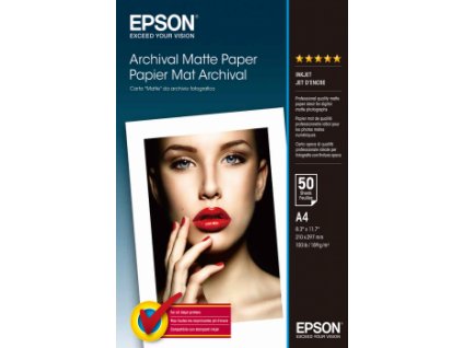 EPSON A4, Archival Matte Paper (50listů)