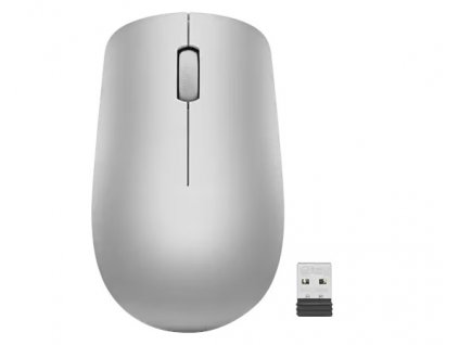 Lenovo 530/Cestovní/Optická/Bezdrátová USB/Platinum Grey