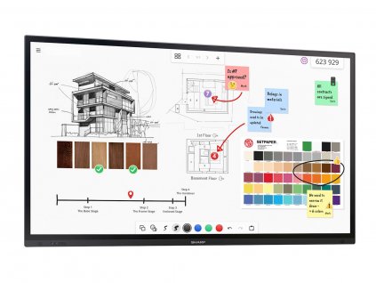 86'' LED SHARP PN-LA862,3840x2160,24/7,500cd,IGT