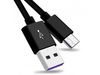 Kabel PremiumCord USB 3.1 C/M - USB 2.0 A/M super rychlé nabíjení 5A, 1m, černý