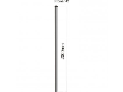 Stožár jednodílný 2m (p.4,2cm)