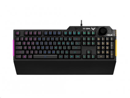 ASUS klávesnice TUF GAMING K1 (RA04), membránová, US, černá