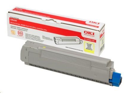 Oki Toner Žlutý do C8600 (6.000 stránek)