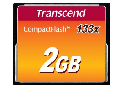 Transcend 2GB CF (133X) paměťová karta (MLC)