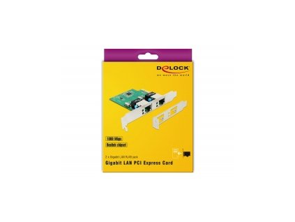 Delock PCI Express Karta > 2 x Gigabit LAN