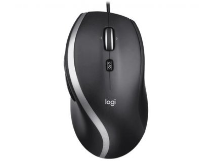 Logitech myš M500s Advanced Corded Mouse. 7 tlačítek, černá, 400-4000dpi