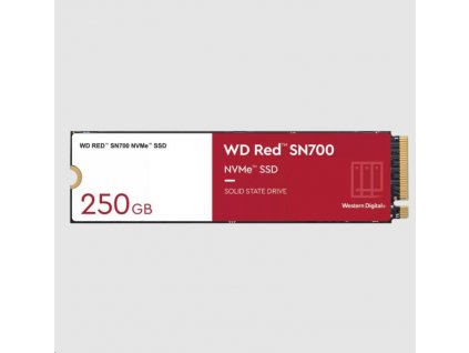 WD RED SSD NVMe 250GB PCIe SN700, Geb3 8GB/s, (R:3100/W:1600 MB/s) TBW 500