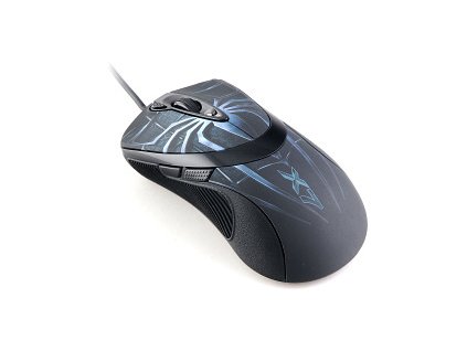 A4tech XL-747H, Game Laser mouse, 3600DPI, ANTI-VIBRATE, nastavitelná váha, USB, modrá