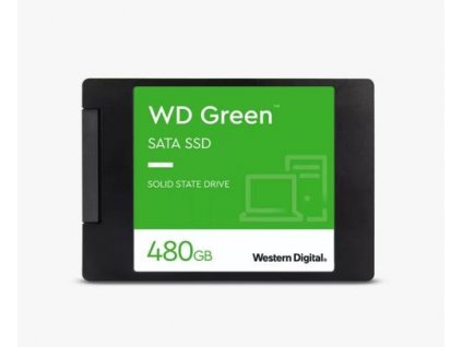 WDC GREEN PC SSD WDS480G3G0A 480GB 2.5" 7mm (545MB/s, SSD, SLC)