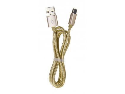 ALIGATOR datový kabel TUBA 2A Micro USB zlatý