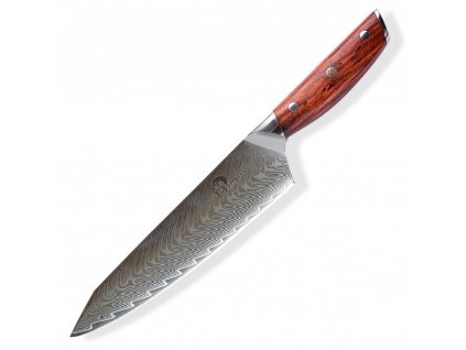 Nůž Dellinger Gyuto / Chef Kiritsuke 8,5" (215mm) Rose-Wood Damascus