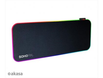 AKASA podložka pod myš SOHO RXL, RGB gaming mouse pad, 78x30cm, 4mm thick