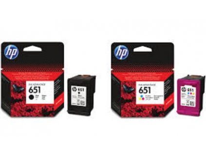 HP C2P11AE náplň č.651 barevná 300 stran (pro HP Deskjet 5575, 5645, OfficeJet 202, 252
