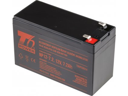 Akumulátor T6 Power NP12-7.2, 12V, 7,2Ah