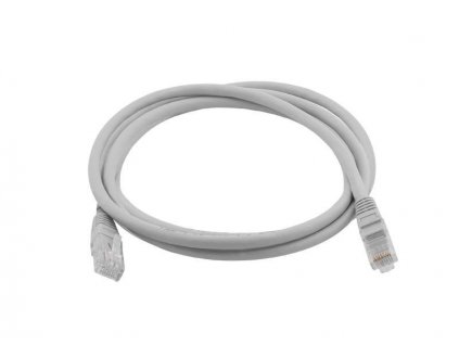 UTP Patch Kabel Lexton RJ45 CAT6E 1m 8P8C 1:1 Šedý