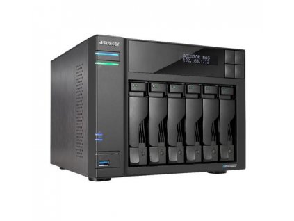 ASUSTOR LOCKERSTOR 6 Gen2 (AS6706T) datové úložiště NAS (pro 6x HDD, Celeron, 4GB DDR4, NAS)