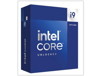 INTEL cpu CORE i9-14900K socket1700 Raptor Lake BOX 125W/253W 14.generace (bez chladiče, od 2.4GHz do 6.0GHz, 24x jádro, 48x vlákno, 36MB cache, pro DDR4 do 3200, pro DDR5 do 5600), grafika, virtualizace