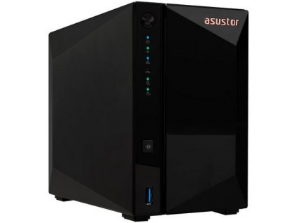 ASUSTOR DRIVESTOR 2 PRO (AS3302T v2) datové úložiště NAS, 2× 2,5"/3,5" SATA III, quad-core 1,7GHz, 2GB DDR4, 1× 2,5GbE LAN, 3× USB 3.2 Gen1, WOW