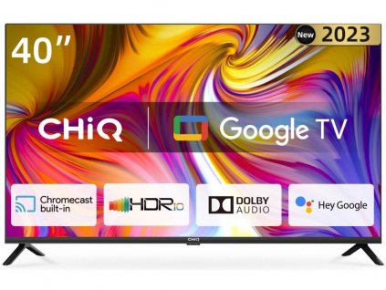 CHiQ L40H7G TV 40", FHD, smart, Google TV, dbx-tv, Dolby Audio, Frameless