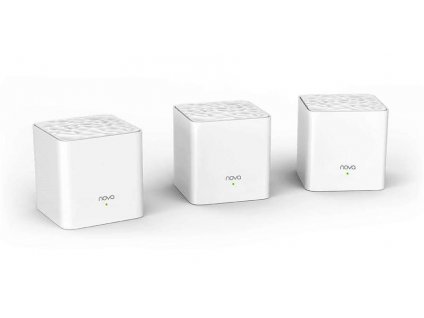 Tenda MW3 (3-pack) - Wireless AC MESH systém 802.11ac/a/b/g/n, 2x LAN/WAN