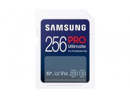 Samsung SDXC PRO ULTIMATE/SDXC/256GB/200MBps/UHS-I U3,V30