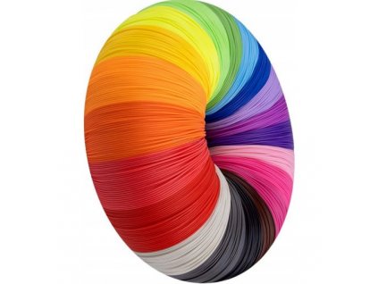 PLA 3D filament YS-2312, 1,75mm, 5m x 20ks, barevný, 100m