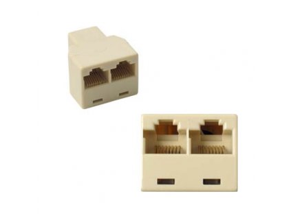 ROZDVOJKA RJ45, 2xF-1xF (3xF)