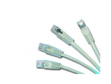 KABEL PATCH FTP kat. 5e, 10.0m šedý stíněný s ochranou a opletením GEMBIRD