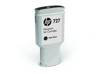 HP C1Q12A náplň č.727 matná černá velká 300ml matte black (designjet T1500, T920, T2500)