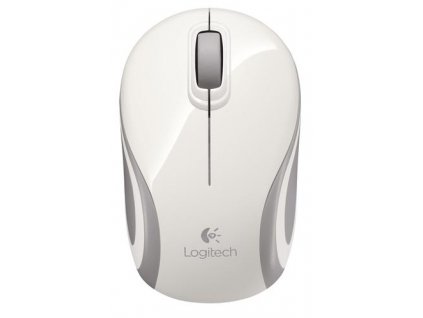 LOGITECH myš, Wireless Mouse M187 White