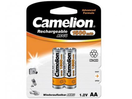 CAMELION 2pack AA/HR6 1500mAh nabíjecí baterie 1.2V Ni-MH