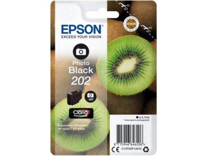 EPSON originální náplň 202 Claria Premium Photo černá