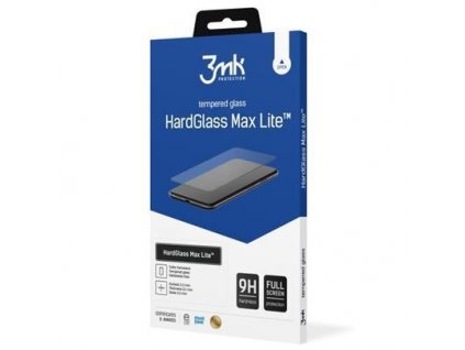 3mk tvrzené sklo HardGlass Max Lite pro Apple iPhone 15 Plus, černá
