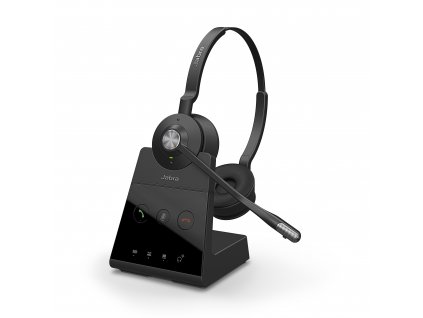 Jabra Engage 65/Stereo/DECT/Bezdrát/MS/Stand/Černá