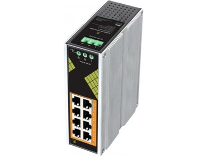 Switch Conexpro GNT-IG1008GP-AC průmyslový, na DIN lištu, 8x GLAN s PoE