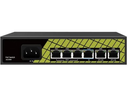 Switch Conexpro GNT-P9206EA 2x LAN, 4x LAN s PoE, 60W