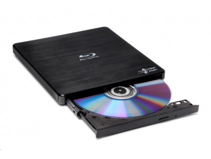 HITACHI LG - externí mechanika BD-W/CD-RW/DVD±R/±RW/RAM/M-DISC BP55EB40, Black, box+SW