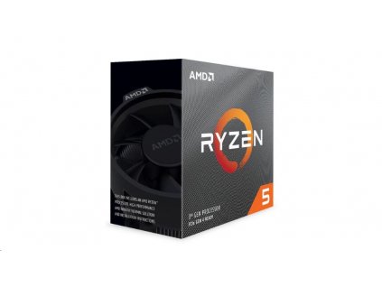 CPU AMD RYZEN 5 3600, 6-core, 3.6 GHz (4.2 GHz Turbo), 35MB cache (3+32), 65W, socket AM4, Wraith Stealth Cooler