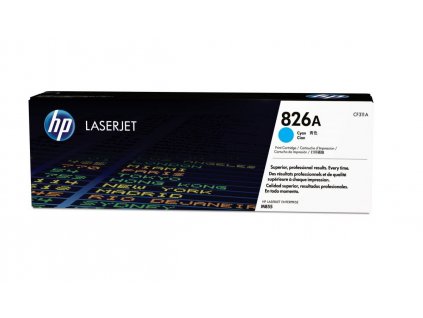 HP 826A Cyan LJ Toner Cart, CF311A (31,500 pages)