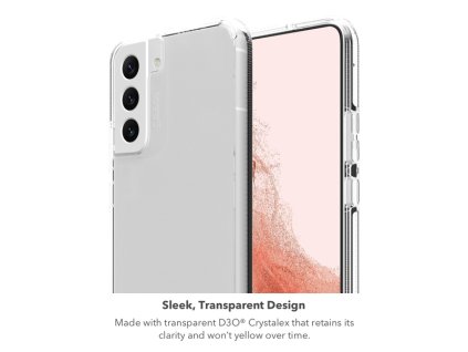 ZAGG GEAR4 Crystal Palace kryt Samsung Galaxy S22 průhledný